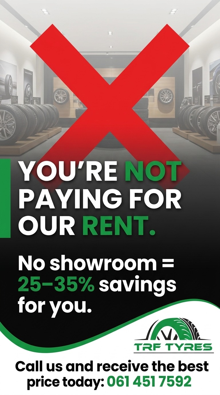 You're not paying for our rent — TRF Tyres